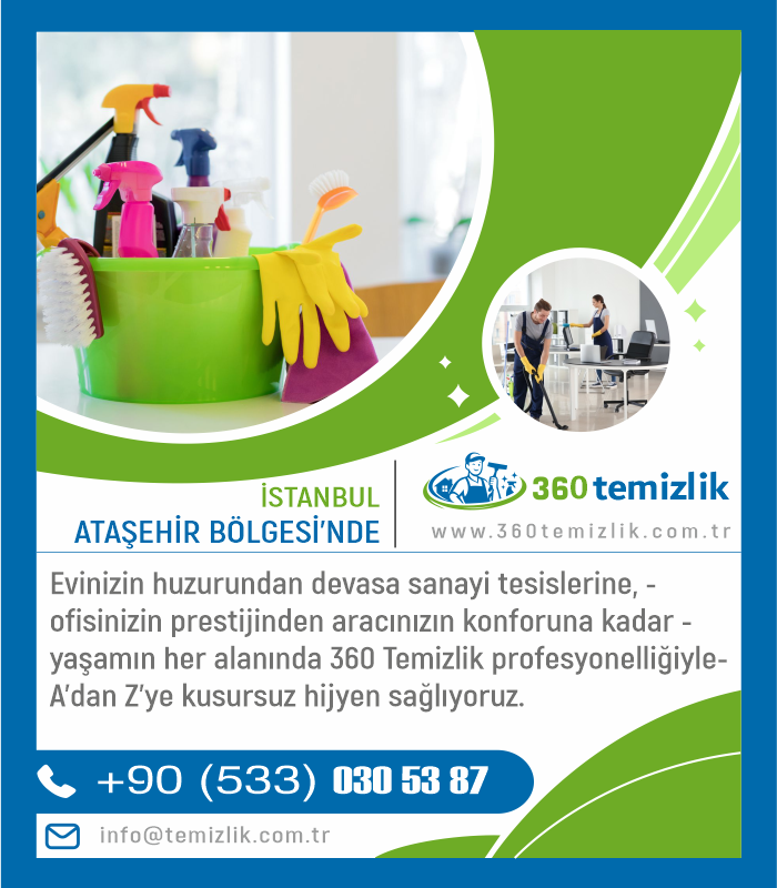 Ataşehir Temizlikçi Firması - Ev Ofis Profesyonel Temizlik